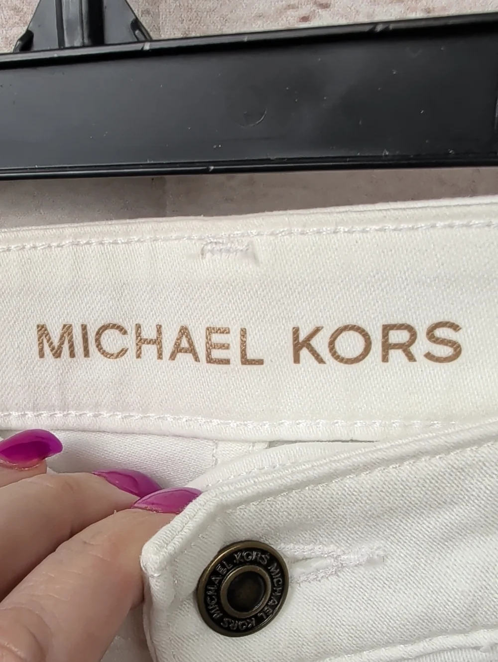 Michael Kors  White Skinny Jeans Size 12
